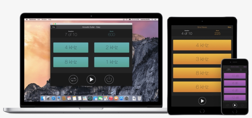 Quiztones Frequency Ear Training Apps - Apple 13.3" Mf841ll/a Macbook Pro Notebook Computer, transparent png download