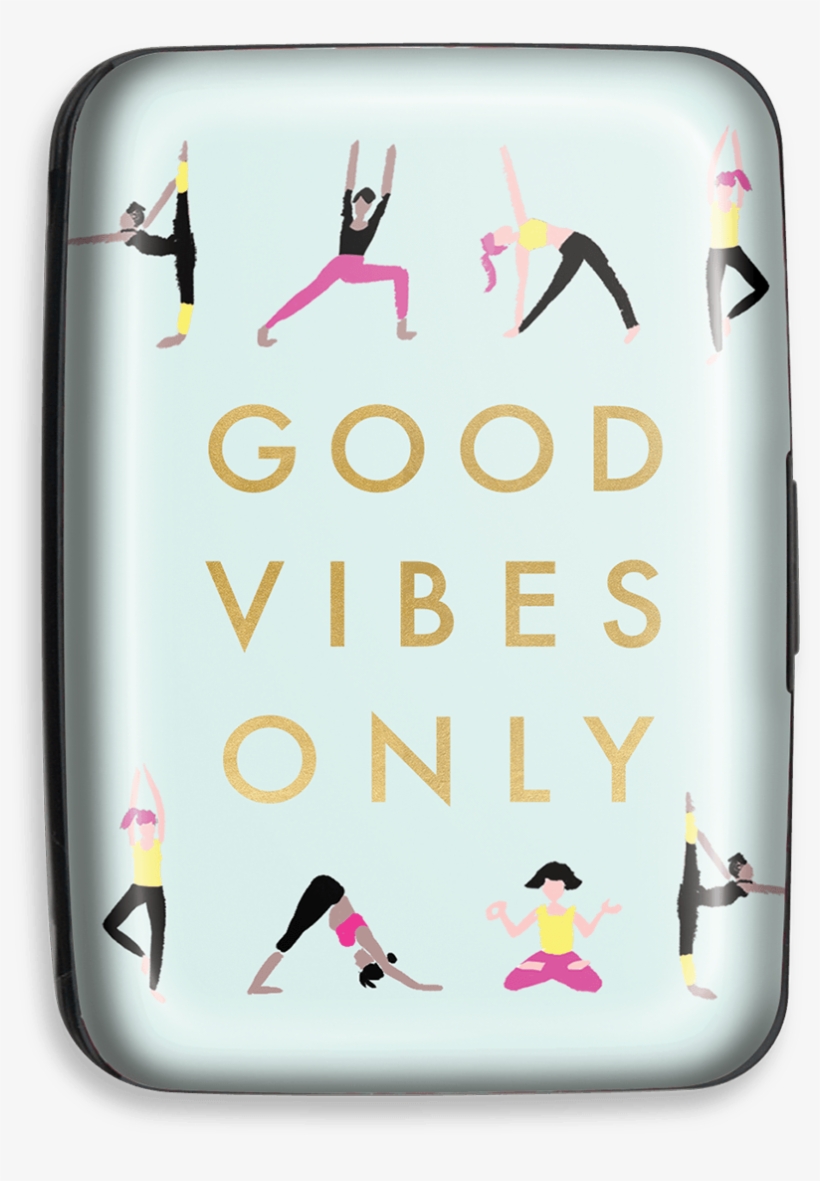 Good Vibes Only Credit Card Case - Illustration, transparent png download