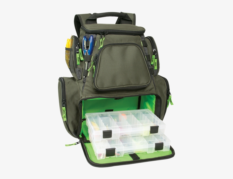 Multi-tackle Large Backpack Zoom - Fishing Tackle Backpack, transparent png download