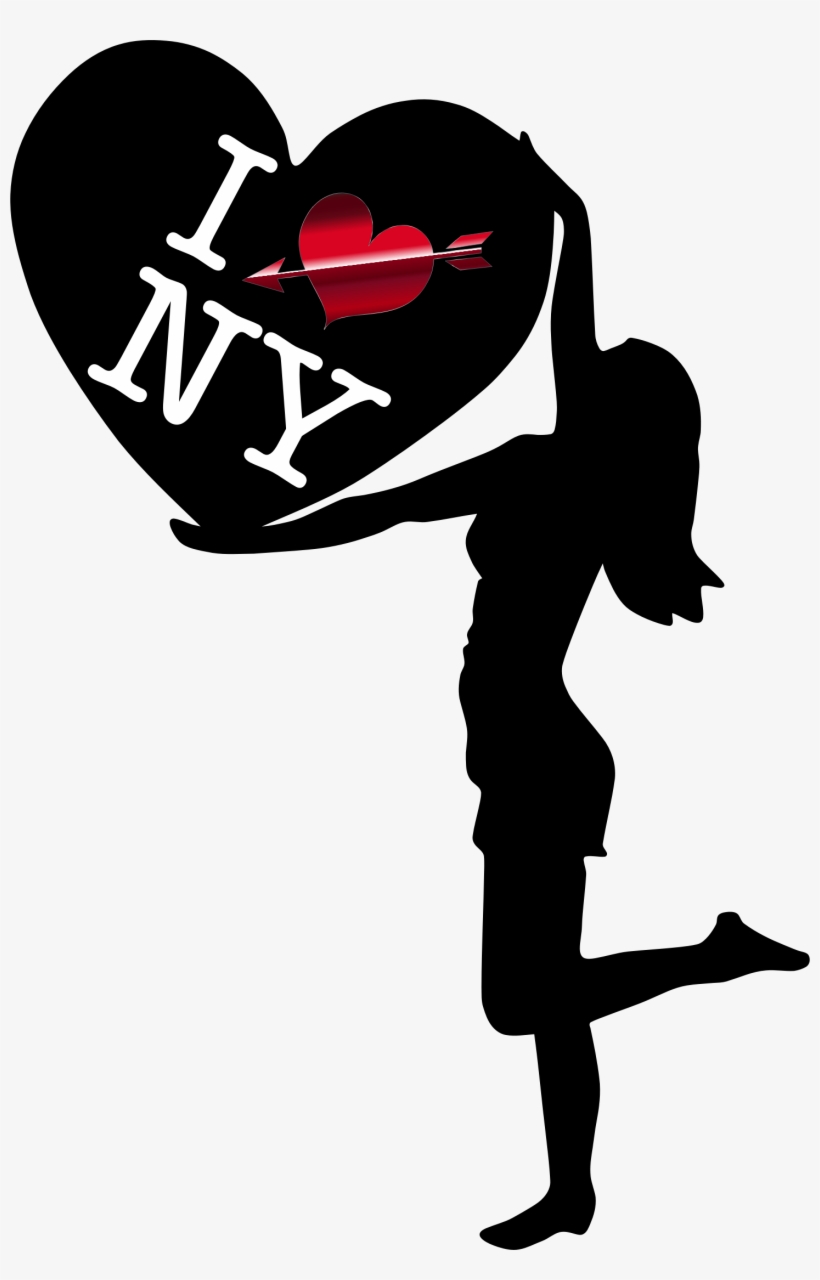 This Free Icons Png Design Of Woman With Big Heart, transparent png download