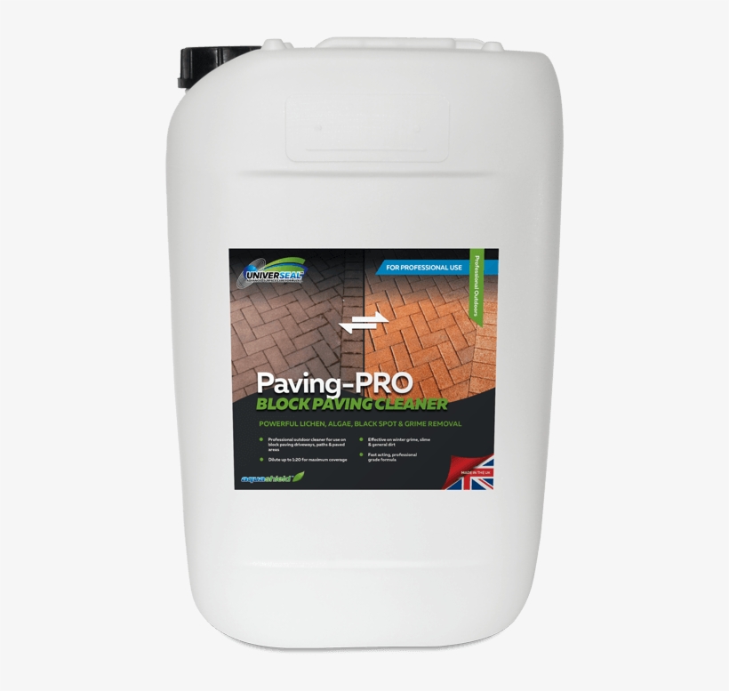 Universeal Paving-pro Block Paving Cleaner 25 Litre - Universeal Ultimate Stone Enhancer 1 Litre, transparent png download