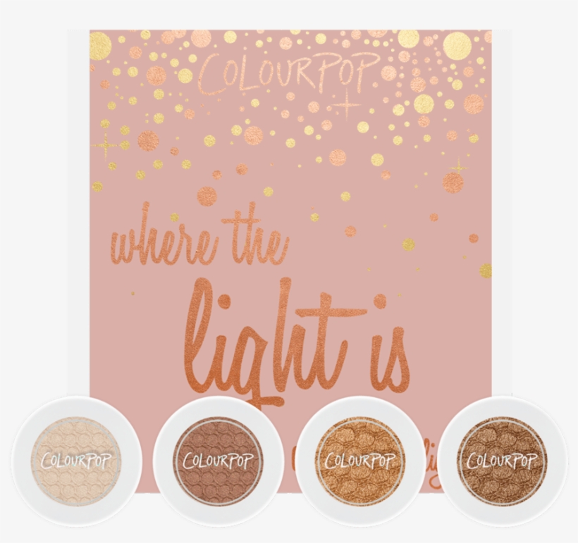 Colourpop Where The Light Is Eyeshadow Bundle - Colourpop X Kathleen Lights Where The Light, transparent png download