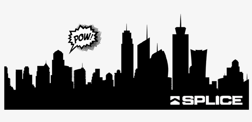 Super Splice Skyline Bw - Do People Keep Their New Year's Resolutions, transparent png download