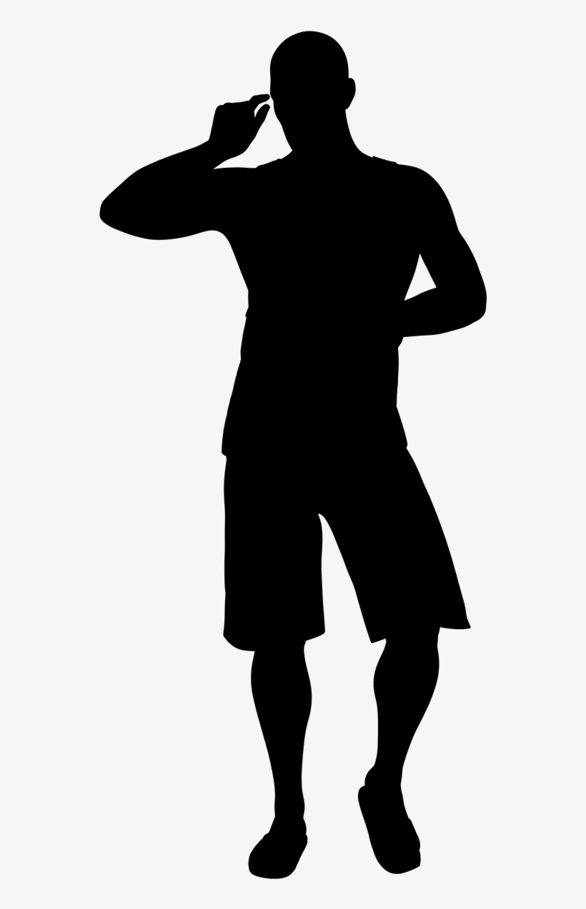 Silhouette Man Casual - Stock.xchng, transparent png download