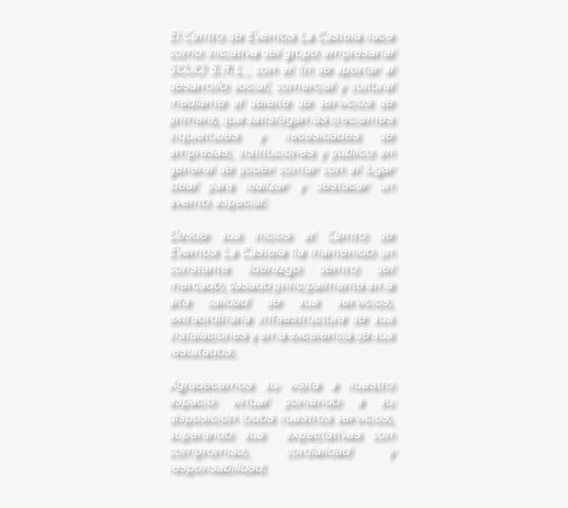 El Centro De Eventos La Castela Nace Como Iniciativa - Handwriting, transparent png download