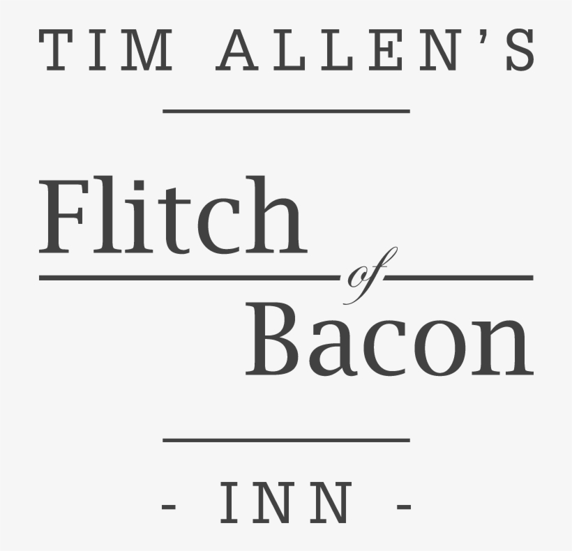 Tim Allen's Flitch Of Bacon Logo [grey On White] - The Flitch Of Bacon, transparent png download
