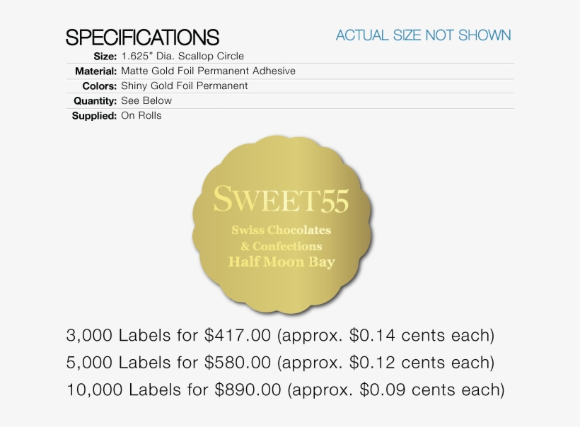 Custom Printed Labels For Job - Printing, transparent png download