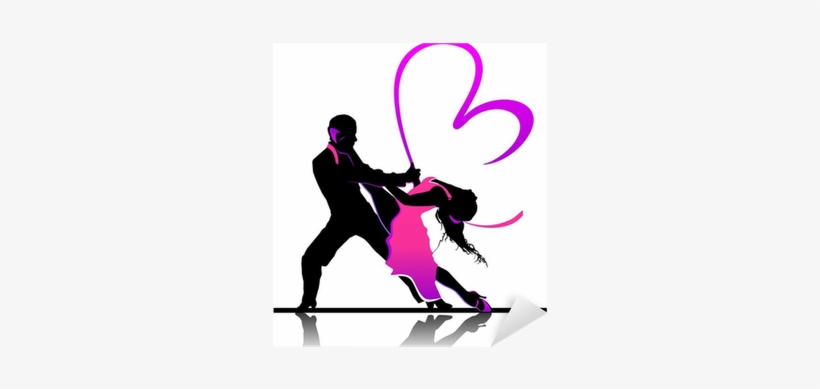 Valentine's Day Illustration With Beautiful Dancing - Vectores Bailarines, transparent png download