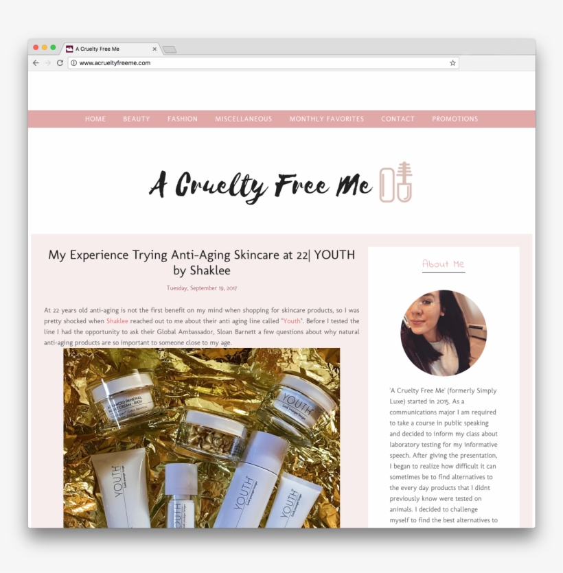 Youth® , The New Breakthrough Skin Care Collection - Web Page, transparent png download