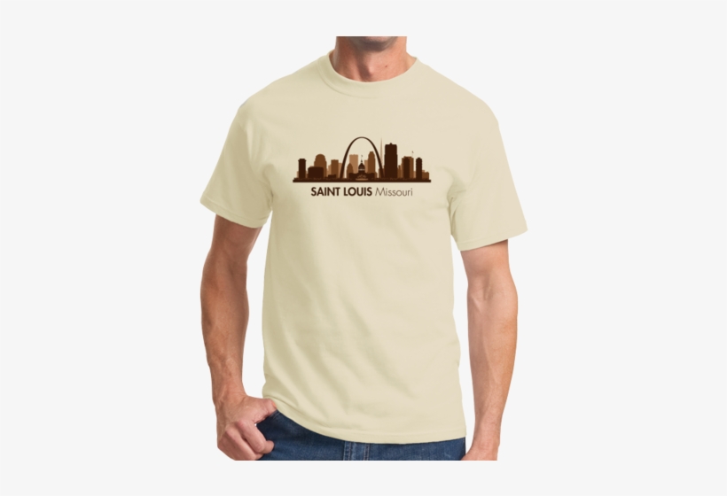Skyline Of Saint Louis, Missouri - Politics Funny T Shirt, transparent png download
