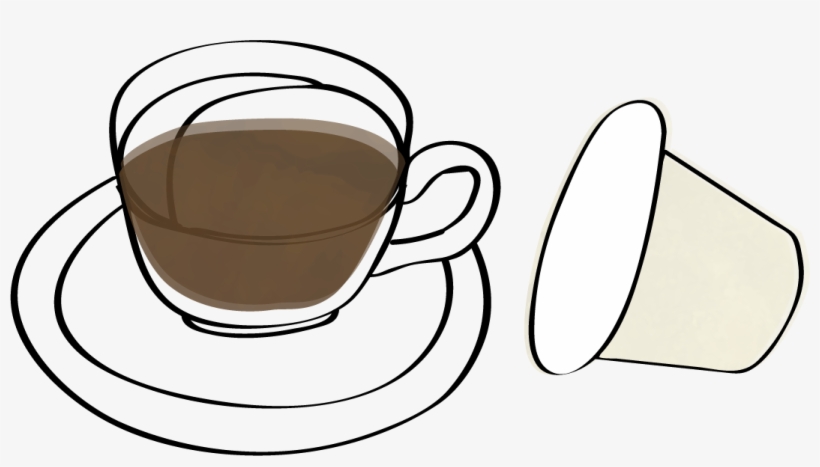 Espresso Pods - Line Art, transparent png download