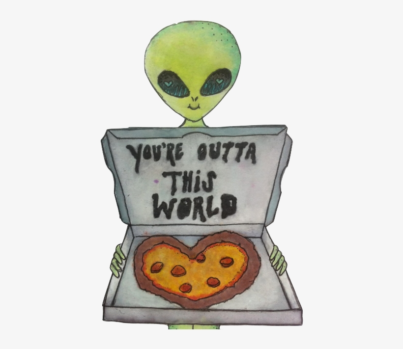 Tumblr Mzzmcktuhc1s6294bo1 500 - You Re Out Of This World Alien, transparent png download