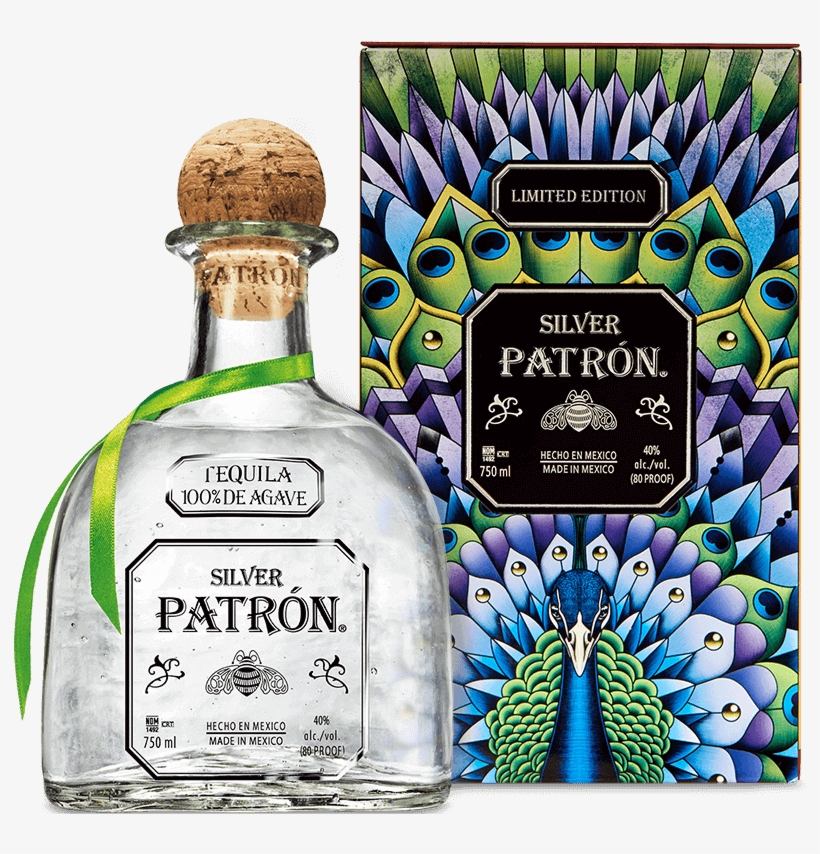 Limited Edition 2017 Mexican Heritage Tin - Patron Silver Blanco Tequila, transparent png download