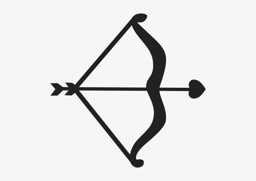Cupid's Arrow Icon - Insta Story Black Background, transparent png download