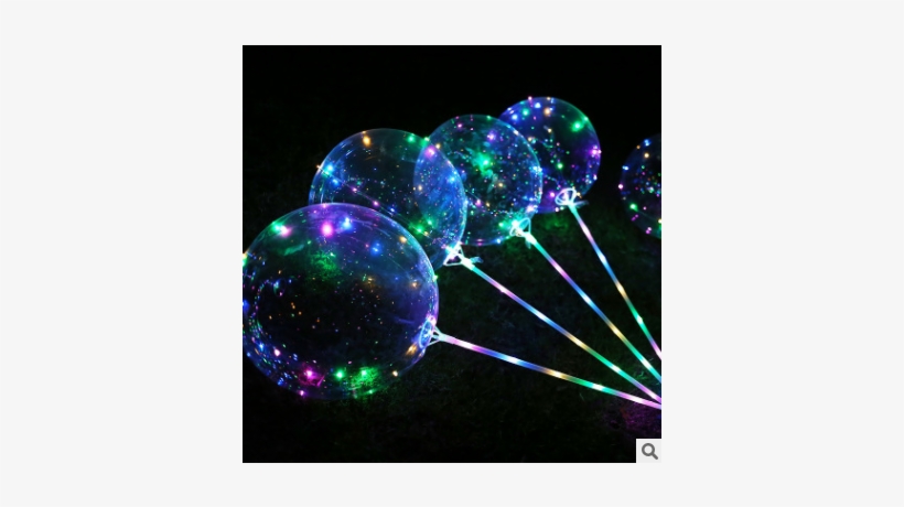Led Balloon Led Wave Ball Red Lights Balloons Lights - Balloon, transparent png download
