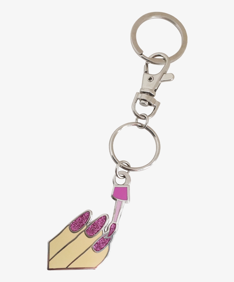 Nails Emoji Keychain - Polyvore, transparent png download