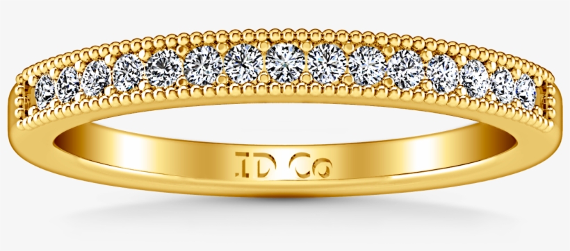 Diamond Wedding Band Tiffany - Wedding Ring, transparent png download