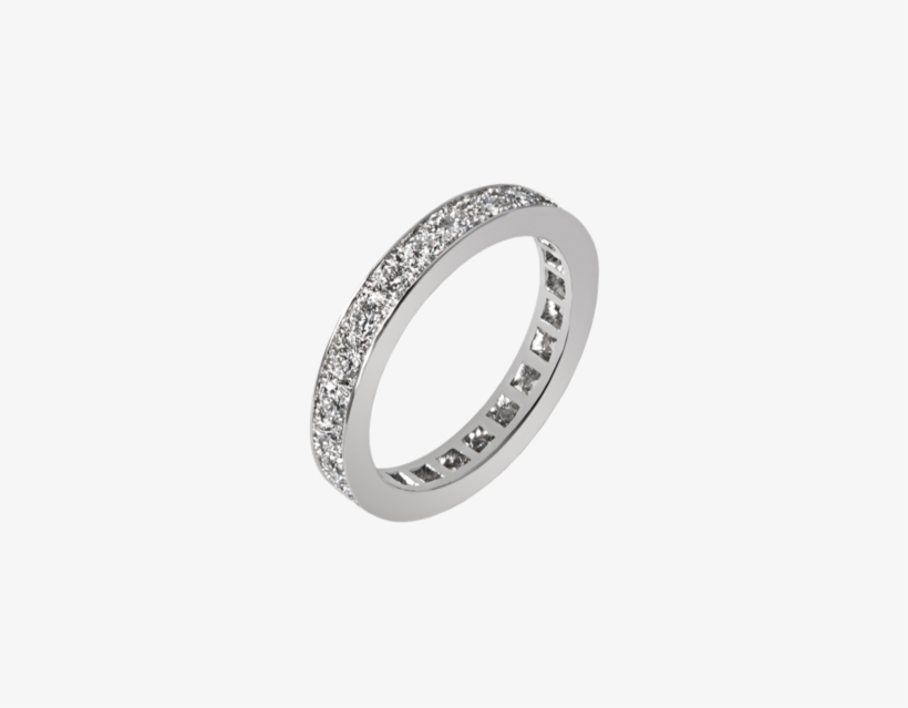 Dia Wedding Band 3012885 Rnd - Wedding Ring, transparent png download