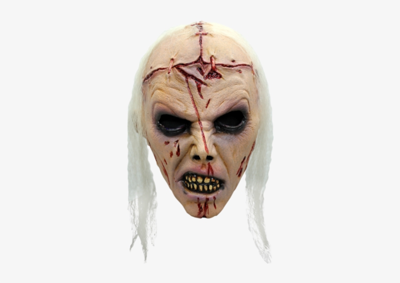 Zombie Doctor Horror Mask - Latex Lobotomised Zombie Mask, transparent png download