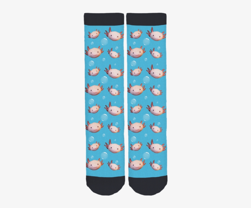 Ripley The Axolotl Socks - Cartoon, transparent png download