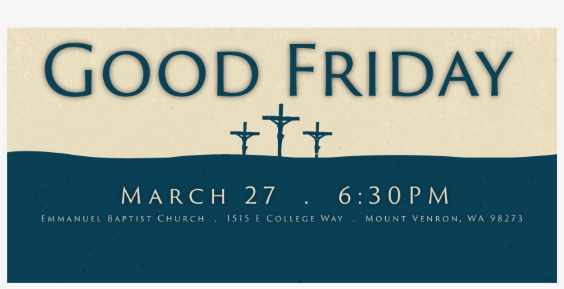 2016 Good Friday Website Banner Extra Margins 02 - Spurgeon: Ganz Aus Gnade, transparent png download