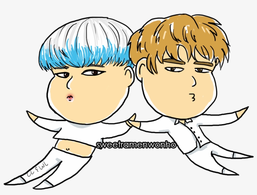 #monsta X @officialmonstax #몬스타엑스 #wonho #im #아이엠 #원호 - Cartoon, transparent png download