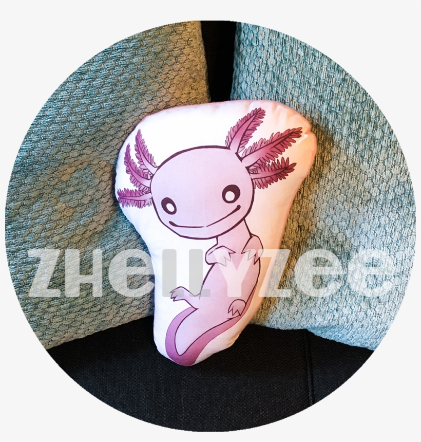 Axolotl Pillow Plush, transparent png download