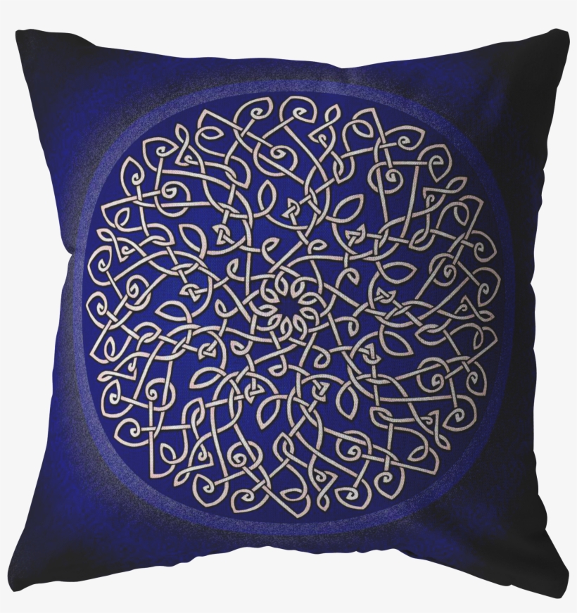 Load Image Into Gallery Viewer, Celtic Art Burst In - Blue Celtic Art Burst Round Ornament, transparent png download