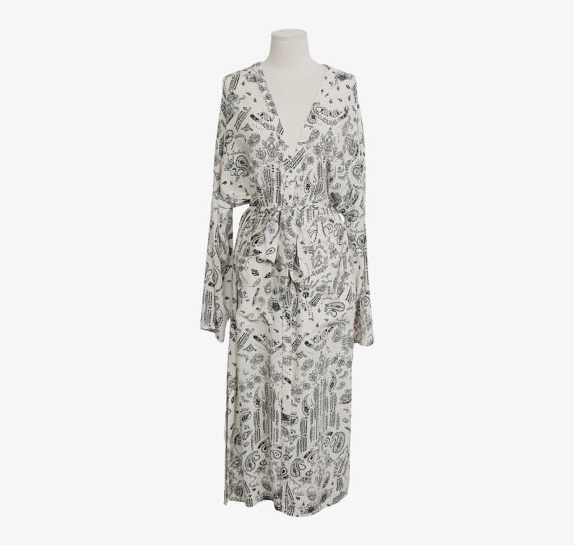 Paisley Pattern Long Cover-up - Gown, transparent png download