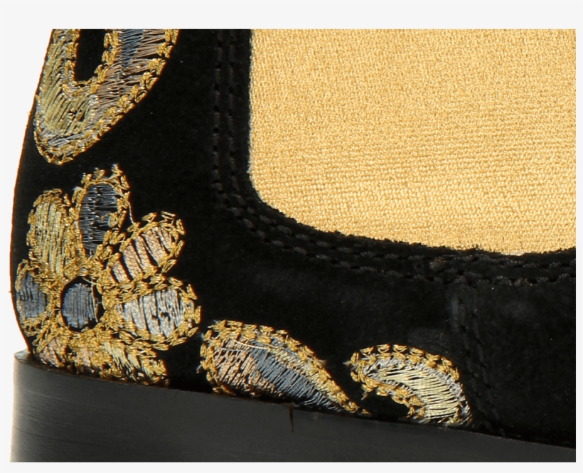 Ankle Boots Roberta 8 Black Embrodery Paisley Elastic - Handbag, transparent png download