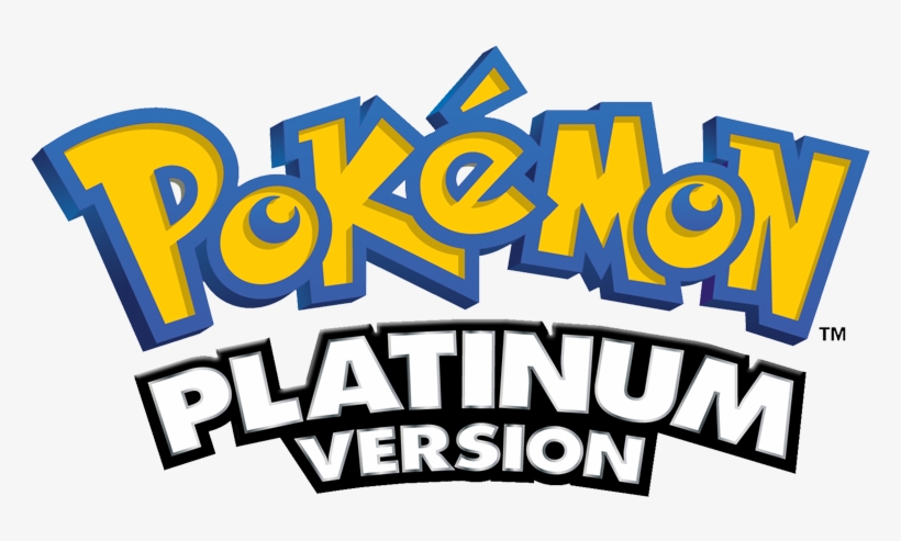 Pokemon Platinum Version Logo - Pokemon Platinum Title Screen, transparent png download