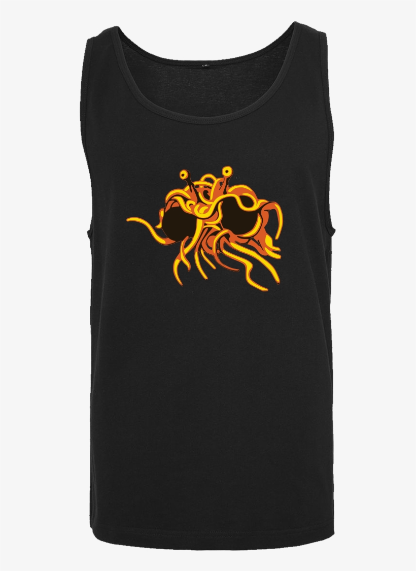 Flying Spaghetti Monster T-shirt Tanktop Men Black, transparent png download