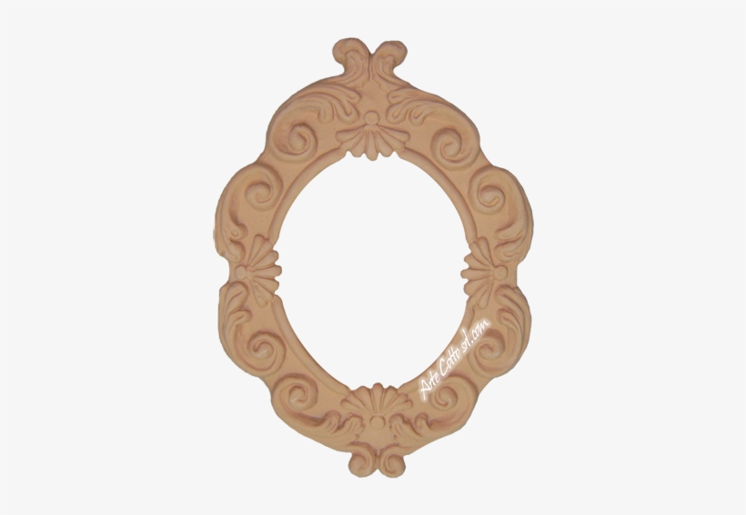 Baroque Mirror Frame - Wood, transparent png download