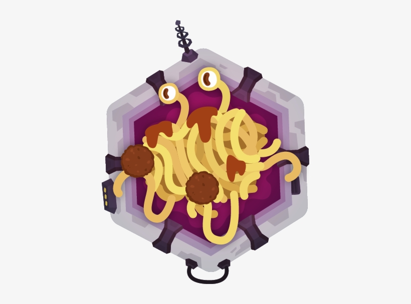 Flying Spaghetti Monster - Illustration, transparent png download
