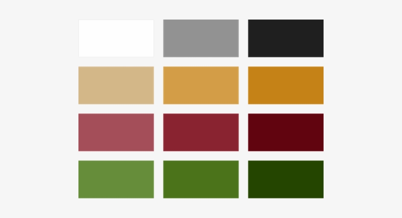 Example Warm Colour Palette - Warm Colour Palette, transparent png download