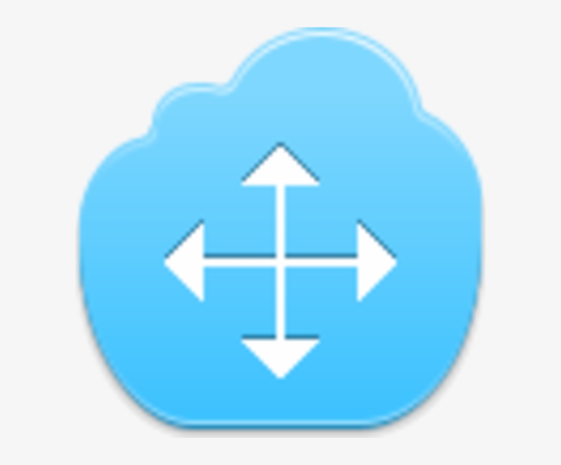 Cursor Drag Arrow Icon - Facebook, transparent png download