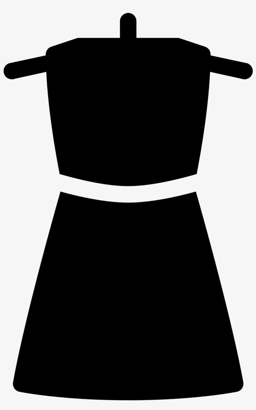 Dress Back View Filled Icon - Icono De Ropa Png, transparent png download