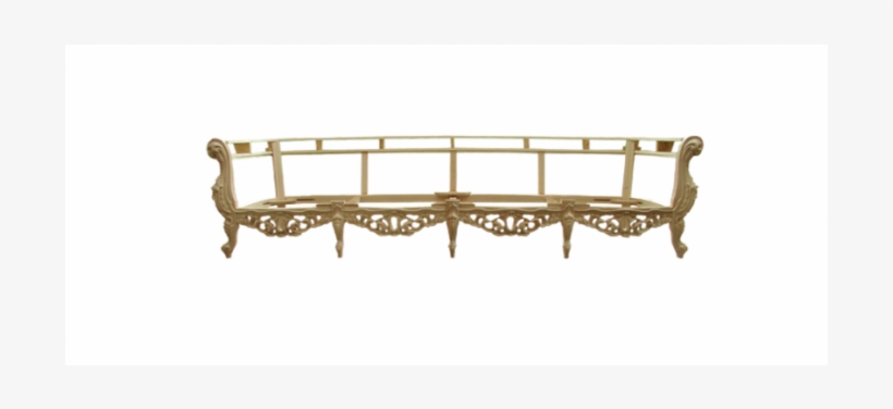36/19 Sofa Baroque Frame Beechwood Structure By Style - Sales, transparent png download