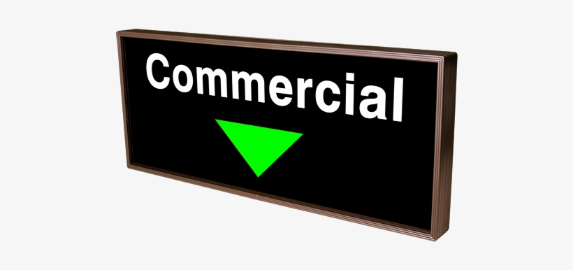 Commercial W/ Green - Closed Atm, transparent png download