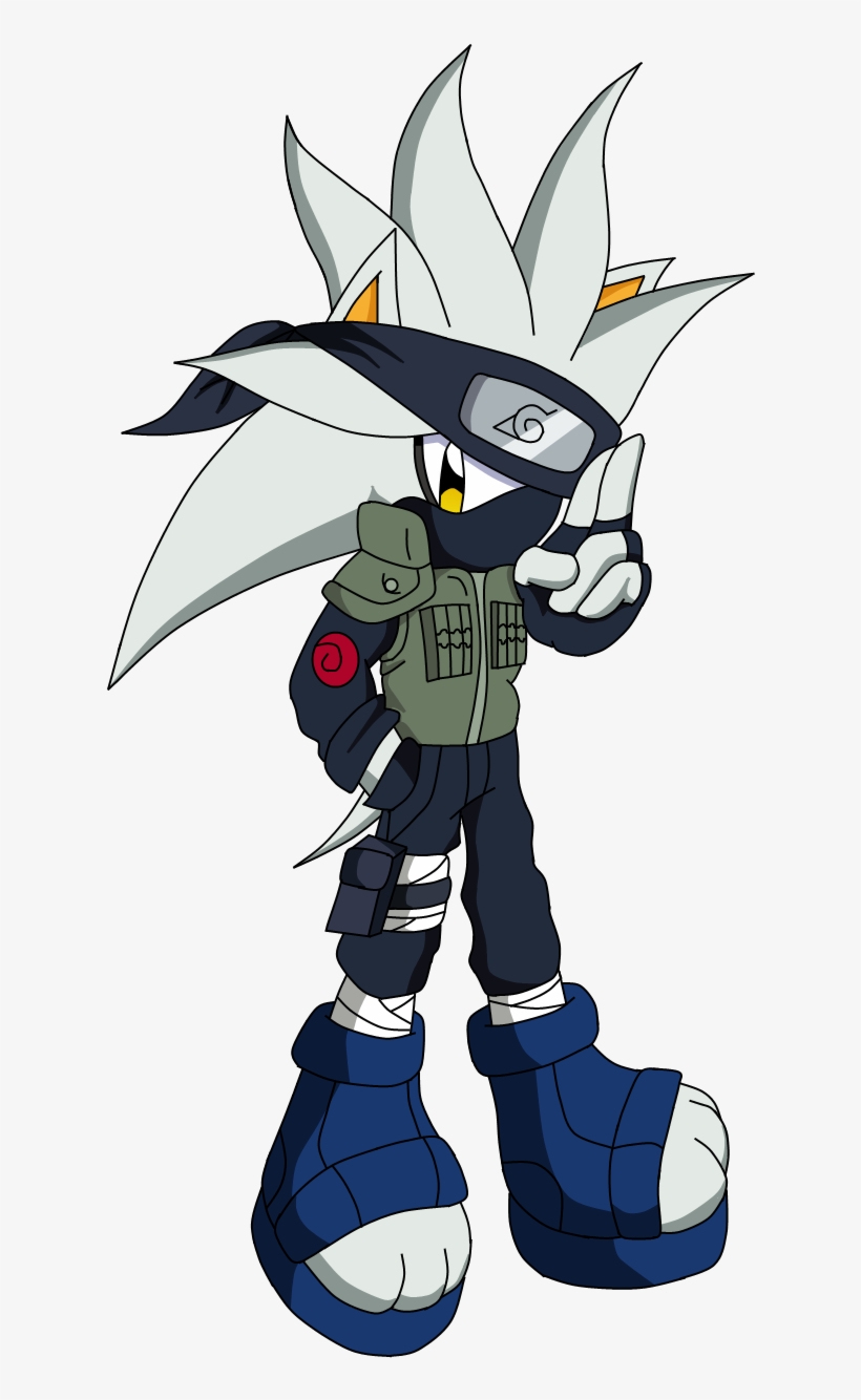 Ezio Cosplay - Silver The Hedgehog As Kakashi, transparent png download