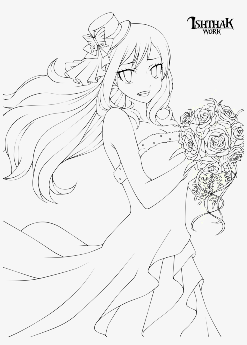 Clip Art Transparent Bride Drawing Line - Bride Lineart, transparent png download