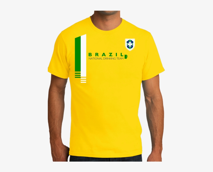 Standard - Brazilian Soccer T Shirts, transparent png download