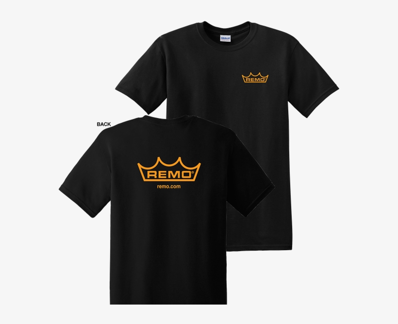 Crown T-shirt Image - Remo Powermax Ebony Crimplock Bass Drumhead - 14", transparent png download