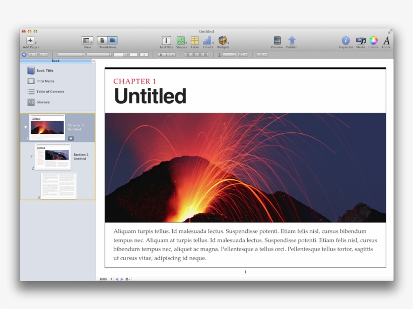 Ibooks Author Provides True Wysiwig Publishing Capabilities - Ibooks Author Science Templates, transparent png download