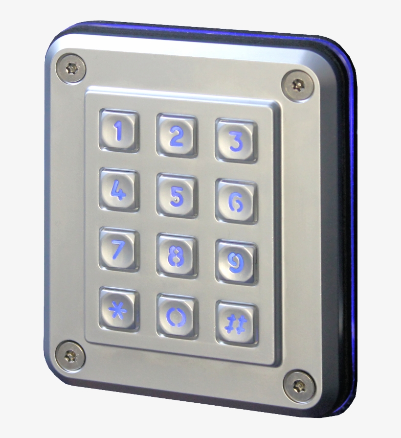 4121 Vandal Resistant Keypad Photo - Vandal Proof Key Pad, transparent png download