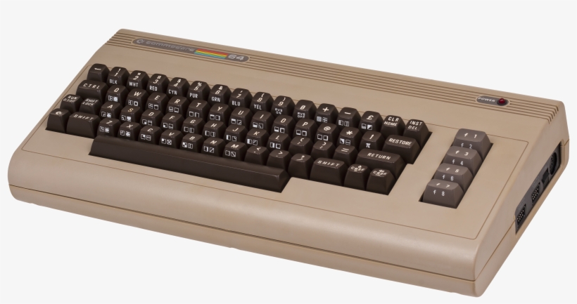 10)commodore 64 - C64: Commodore 64, transparent png download