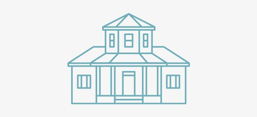 Exotic Revival And Octagon - House, transparent png download