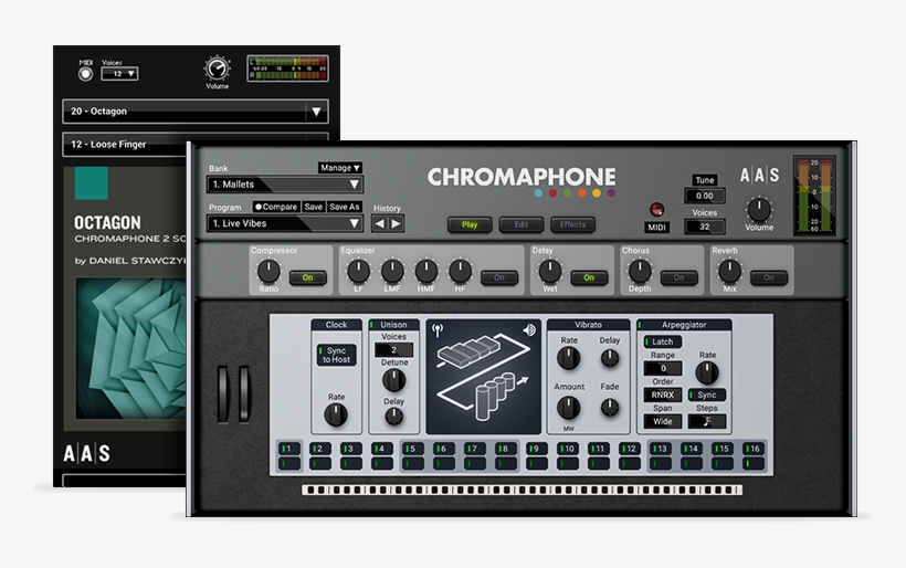 You Can Obviously Play And Edit The Sounds In Chromaphone - Applied Acoustics Systems Chromaphone 2, transparent png download