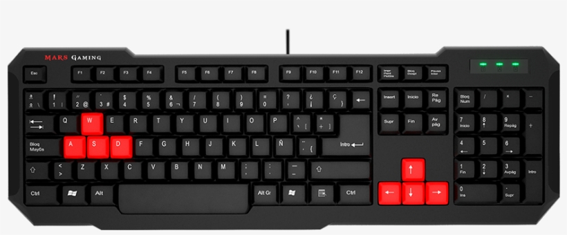 Mak0 Gaming Keyboard - Multimedia Keys On Keyboard, transparent png download