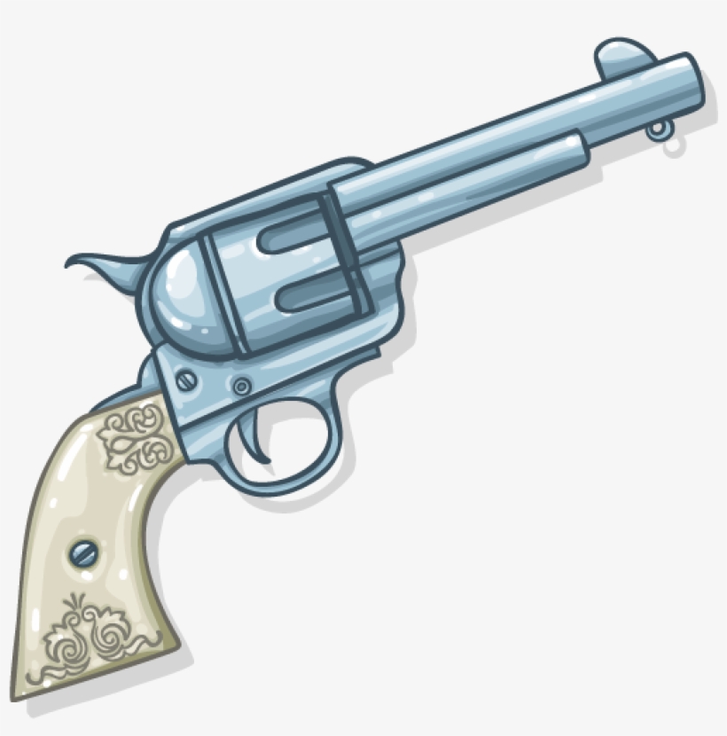 List Of Synonyms And Antonyms Of The Word Sixshooter - Revolver Six Shooter Art, transparent png download